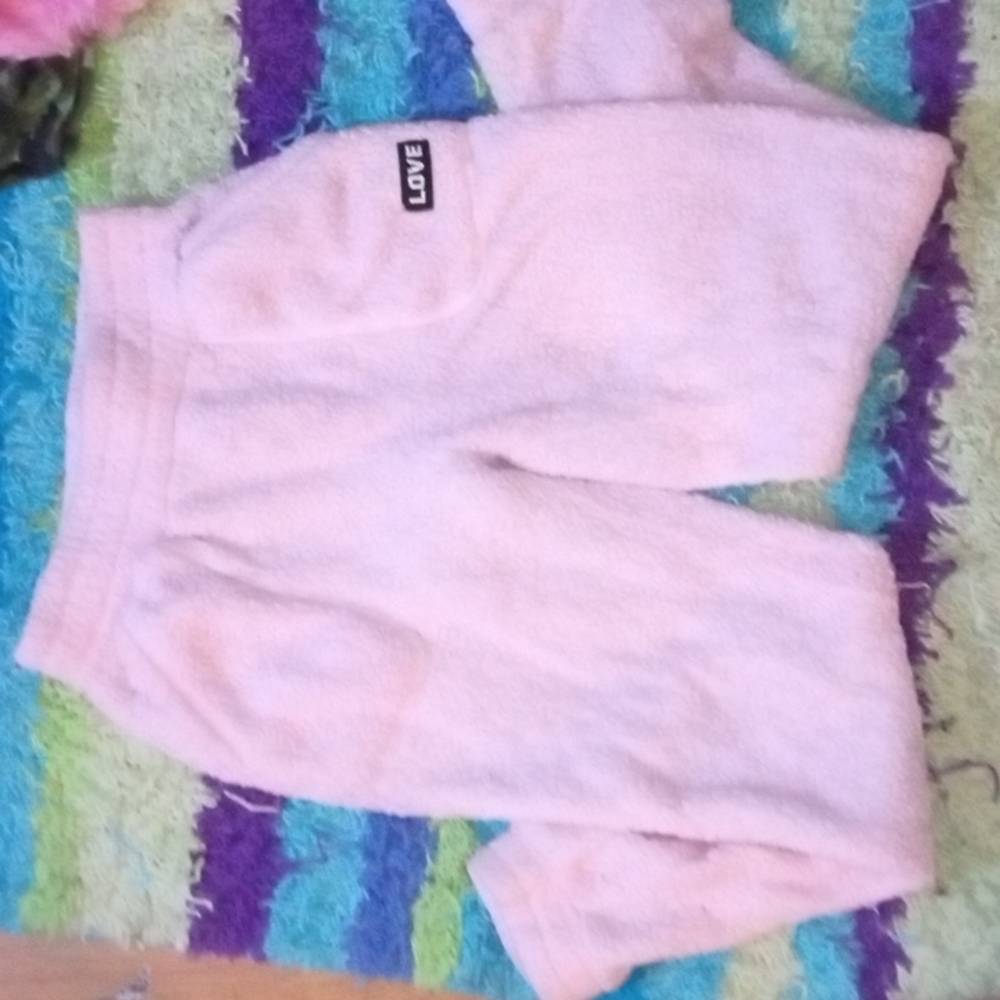 Sherpa jogger pants